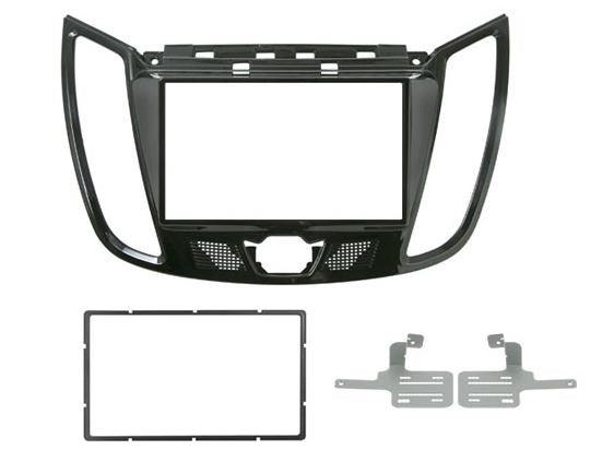 Phonocar 03617 Mascherina 1/2 Din per Ford C-Max 11- Kuga 13- colore nero lucido - TechSoundSystem.com