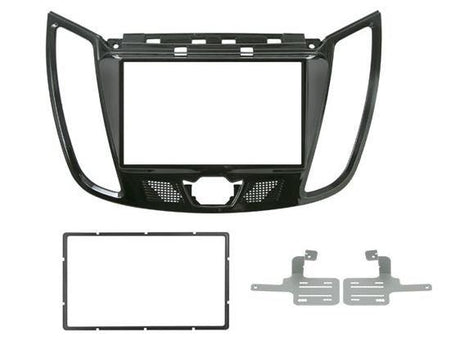 Phonocar 03617 Mascherina 1/2 Din per Ford C-Max 11- Kuga 13- colore nero lucido - TechSoundSystem.com