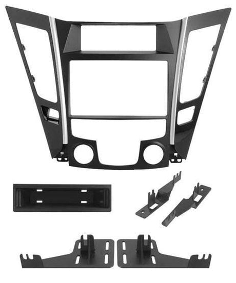 Phonocar 03588 Mascherina 1/2 Din per Hyundai Sonata 11- colore nero - TechSoundSystem.com