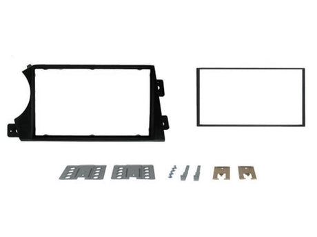 Phonocar 03638 Mascherina 2 Din per Ssangyong Actyon - Kyron 2 colore grigio metallizzato - TechSoundSystem.com