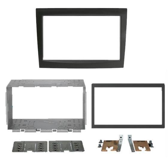 Phonocar 03627 Mascherina 2 Din per Porsche 911 -08 (type 997) - Cayman Boxster -08 (type 987) colore nero - TechSoundSystem.com