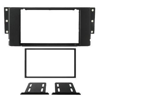 Phonocar 03622 Mascherina 2 DIN per Land Rover Freelander 06- - Discovery 3 - Range Rover Sport colore nero - TechSoundSystem.com