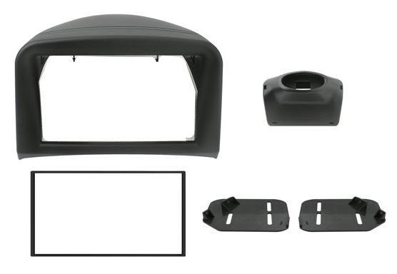 Phonocar 03637 Mascherina 2 Din per Peugeot 206 colore nero - TechSoundSystem.com