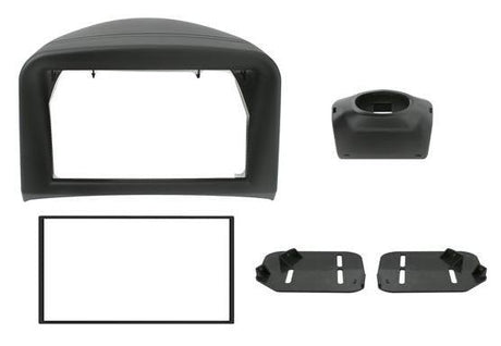 Phonocar 03637 Mascherina 2 Din per Peugeot 206 colore nero - TechSoundSystem.com