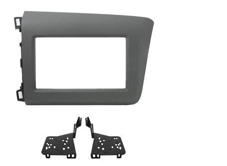Phonocar 03630 Mascherina 2 Din per Honda Civic 12- colore antracite - TechSoundSystem.com