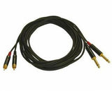 Cavo audio RCA630/5 Master Audio 2 RCA maschi + 2 Jack 6.3mm mono. Lunghezza 5 metri. - TechSoundSystem.com