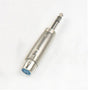 Adattatore presa XLR 3 poli - spina Jack 6,3 mm stereo in metallo HY4837 Master Audio - TechSoundSystem.com