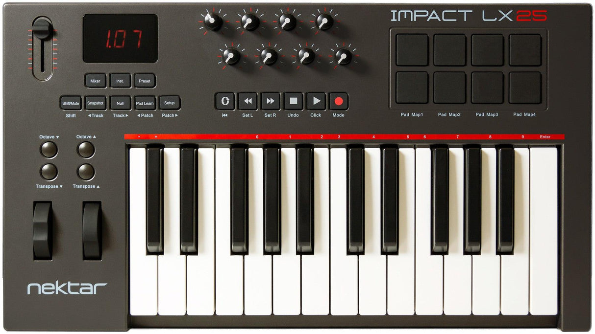 NEKTAR IMPACT LX 25 CONTROLLER MIDI USB 25 TASTI - TechSoundSystem.com