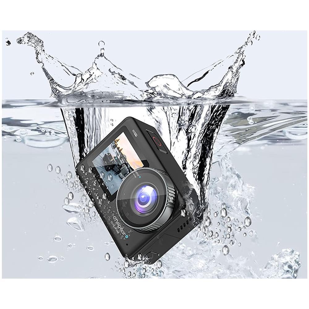 ONEGEAR PRO ELITE 4K 60 FPS Action Cam con chip AH22 doppio display - TechSoundSystem.com