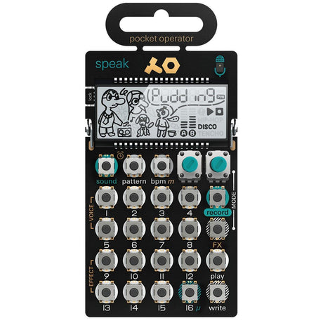 TEENAGE ENGINEERING PO-35 SPEAK CAMPIONATORE E PROCESSORE DI EFFETTI CON MICROFONO INTEGRATO - TechSoundSystem.com