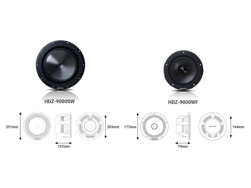 Alpine F#1 Status Speaker Set sistema completo componenti STATUS