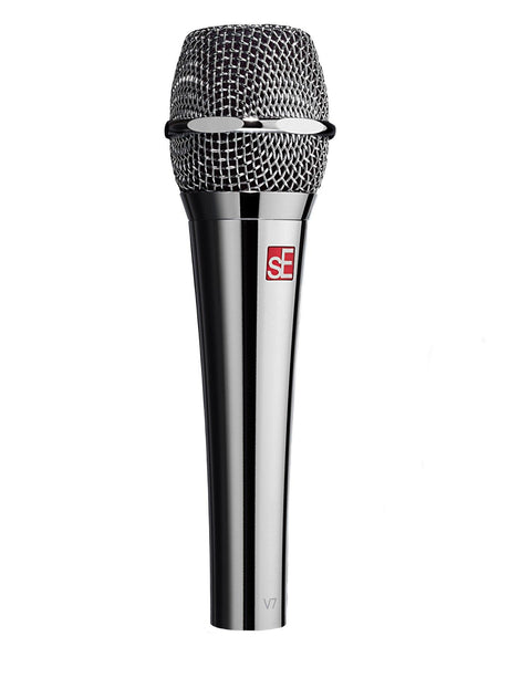 SE ELECTRONICS V7 CHROME MICROFONO DINAMICO SUPERCARDIOIDE PER VOCE - TechSoundSystem.com