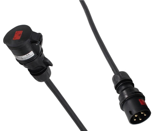 PROLUNGA ALIMENTAZIONE CEE 32A 3PH+N+E IP44 5POLI 415V 25 METRI SPINA PCE 025-6XS CAVO NEOPRENE/H07RN-F 5X6MM2 PRESA FEMMINA PCE 225-6XS - TechSoundSystem.com