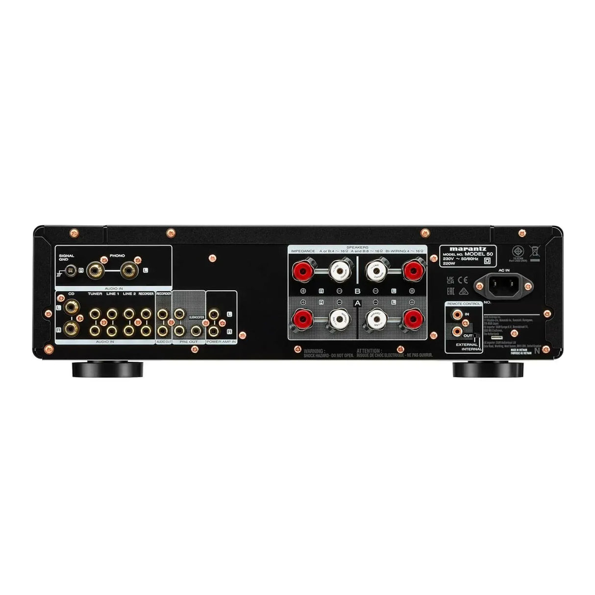 Marantz MODEL 50 Amplificatore integrato stereo puro analogico, 70W in pura Classe A/B ad alta corrente