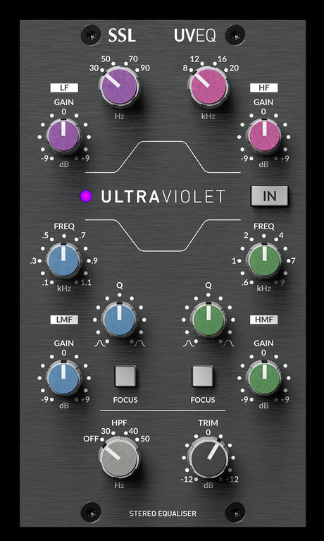 SOLID STATE LOGIC 500-SERIES ULTRAVIOLET EQ - TechSoundSystem.com
