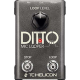 TC HELICON DITTO MIC LOOPER EFFETTO LOOPER A PEDALE PER VOCE - TechSoundSystem.com