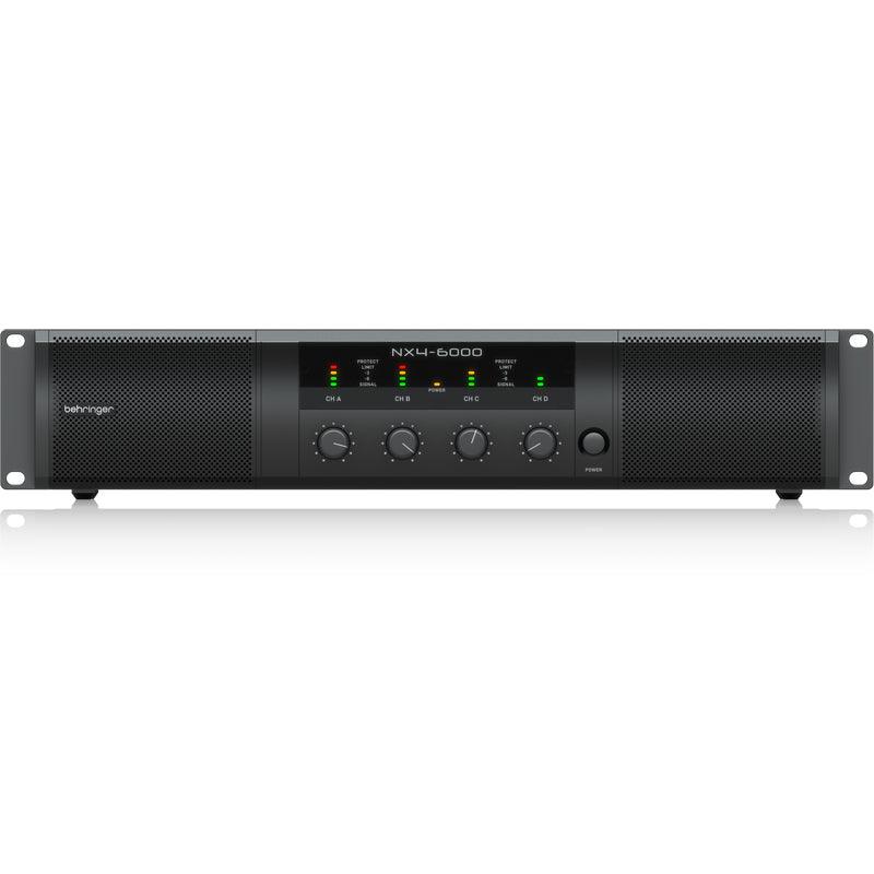BEHRINGER NX4-6000 FINALE DI POTENZA 4 x 1600 WATT 4 CANALI CON COMPENSAZIONE AUTOMATICA DELL' IMPEDENZA - TechSoundSystem.com