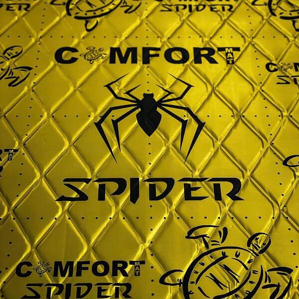 Comfort Mat SPIDER 3,5 mm Fogli materassino antivibrante in mastice (10pz) da 500 x 700 mm - TechSoundSystem.com