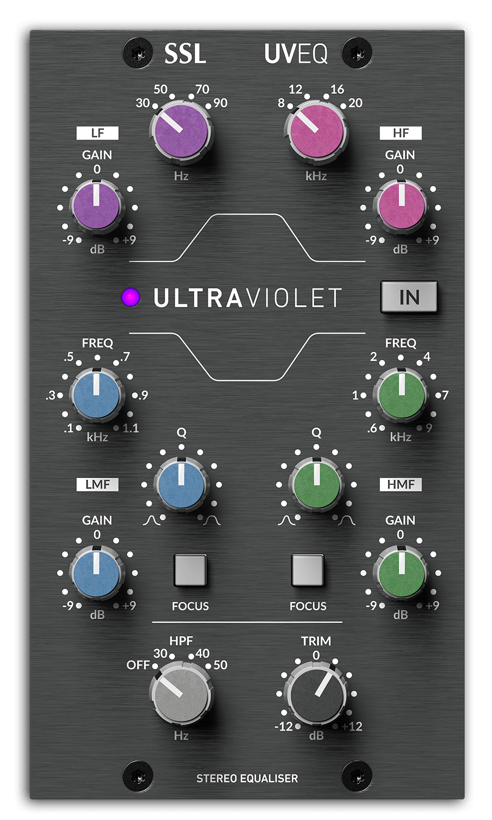 SOLID STATE LOGIC 500-SERIES ULTRAVIOLET EQ - TechSoundSystem.com