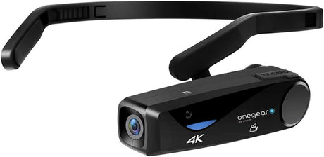 ONEGEAR PRO VLOGGER 4K 30 fps POV CAM STABILIZZATORE PRO CON FISSAGGO AD ARCHETTO - TechSoundSystem.com