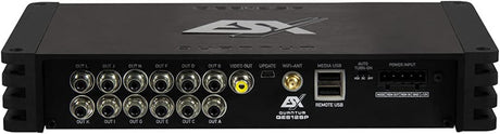 ESX QE812SP Processore audio digitale 12 canali High End DSP con 8 ingressi e 12 uscite | Bluetooth integrato - TechSoundSystem.com