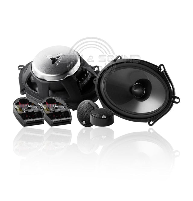 JL AUDIO C3-570 Altoparlanti Kit a 2 vie/coassiale, include 2 woofer ovali, 2 tweeter e 2 crossover, 75 Watt RMS 4 Ohm - TechSoundSystem.com