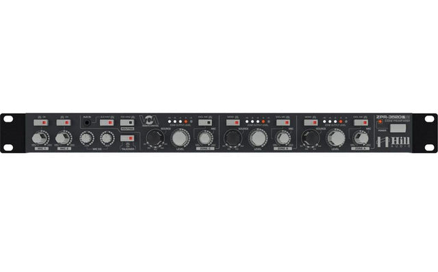 HILL AUDIO ZPR3520 PRO V2 MIXER PREAMPLIFICATORE A RACK MULTI ZONA - TechSoundSystem.com