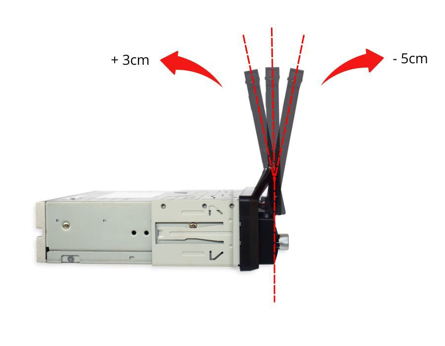 Macrom T6593DAB Sistema multimediale ANDROID 13 display HD 1024x600 7'' motorizzato capacitivo