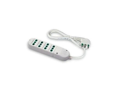 FANTON 41020 CIABATTA MULTIPRESA 4 BIPASSO 3G1 4P17/11 4 USCITE 2P+T CAVO 1,5MT COLORE BIANCO - TechSoundSystem.com