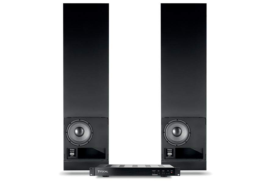 Focal Pack 2: Kit che include 2 x 100 IWSUB 8 e l'amplificatore 100 IWSUB 8 AMPLIFIER