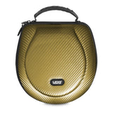 UDG U8202GD CREATOR HEADPHONE CASE LARGE GOLD PU CUSTODIA RIGIDA CUFFIE ORO - TechSoundSystem.com