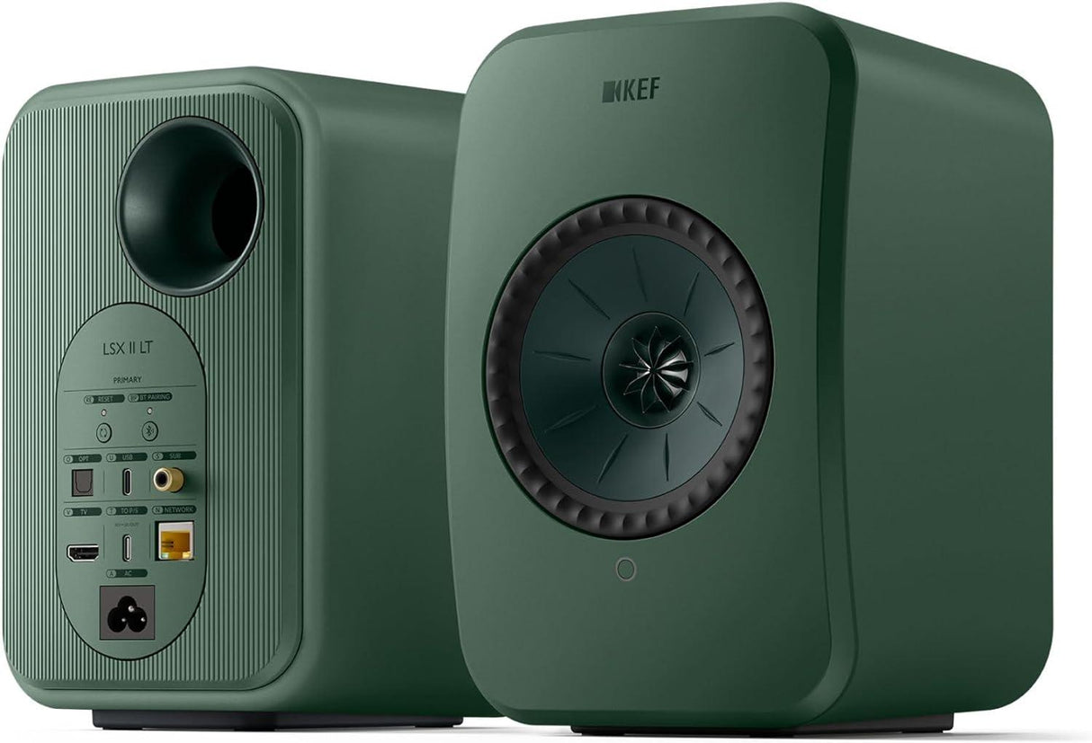 KEF LSX II LT GREEN Sistema HiFi Attivo WiFi HDMI Bluetooth (COPPIA) - TechSoundSystem.com