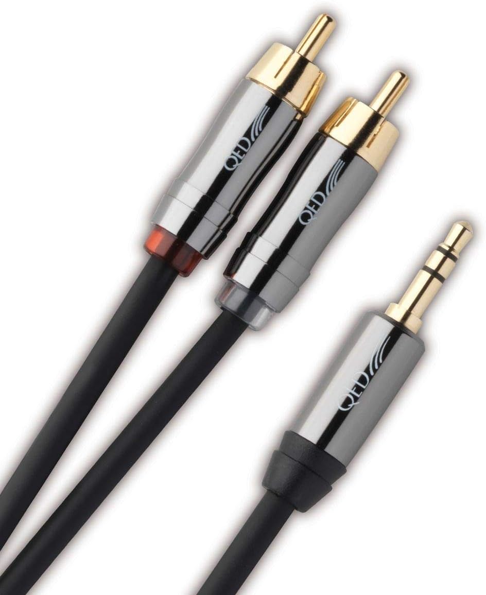 QED PERFORMANCE AUDIO J2P cavo di interconnessione jack 3.5mm - stereo phono a design coassiale