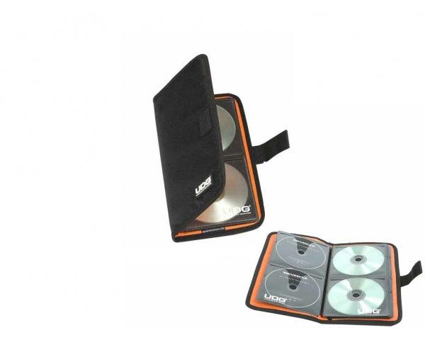 UDG U9980BL/OR ULTIMATE CD WALLET 24 DIGITAL BLACK/ORANGE CUSTODIA PER 24 CD - TechSoundSystem.com