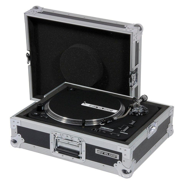 RELOOP TURNTABLE CASE BLACK FLIGHTCASE PER GIRADISCHI - TechSoundSystem.com