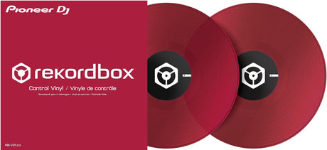 PIONEER RB-VD1-CR COPPIA DI VINILI DI CONTROLLO PER REKORDBOX ROSSI - TechSoundSystem.com