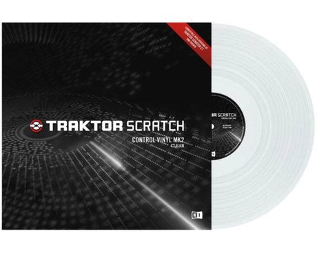 NATIVE INSTRUMENTS TRAKTOR SCRATCH CONTROL VINYL CLEAR MKII VINILE DI CONTROLLO MK2 - TechSoundSystem.com