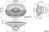 Pioneer TS-A6971F Sistema casse coassiali a 5 vie 6 x 9 pollici (600 W)