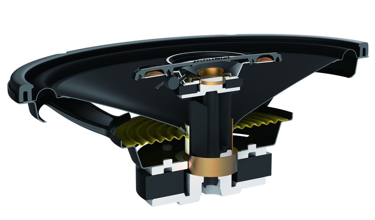 Pioneer TS-A6881F Sistema casse coassiali a 4 vie 6 x 8 pollici (350 W)