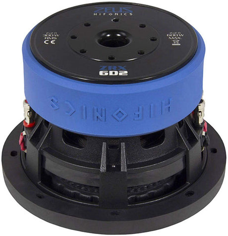 Hifonics ZRX-6D2 subwoofer per auto 6.5" (165mm) 600W 2+2 ohm vincitore EISA 2021! - TechSoundSystem.com