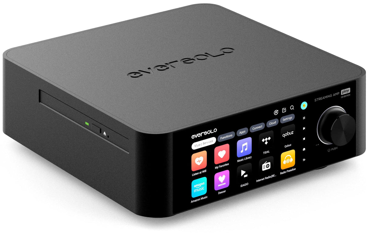 Eversolo PLAY Streaming Amplifier All-in-One - Sistema Hi-Fi Completo con DAC, Amplificatore e Streamer