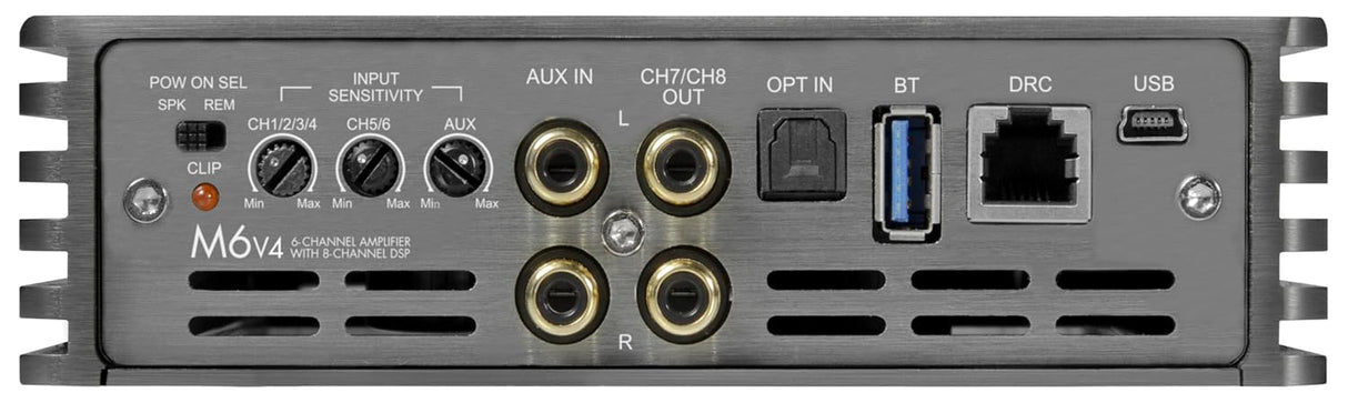 MUSWAY M6v4EVO - Amplificatore digitale a 6 canali con DSP a 8 canali
