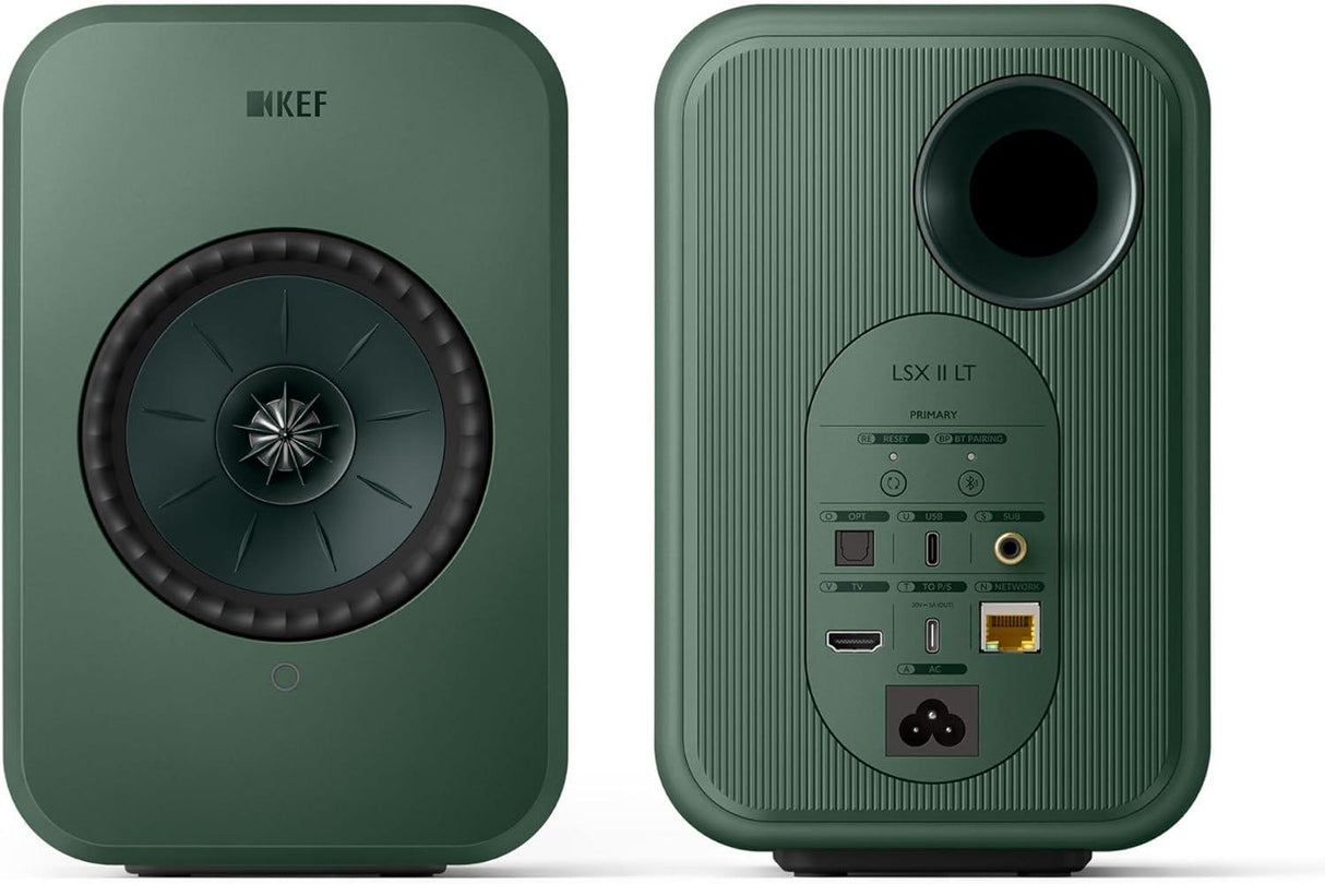 KEF LSX II LT GREEN Sistema HiFi Attivo WiFi HDMI Bluetooth (COPPIA) - TechSoundSystem.com