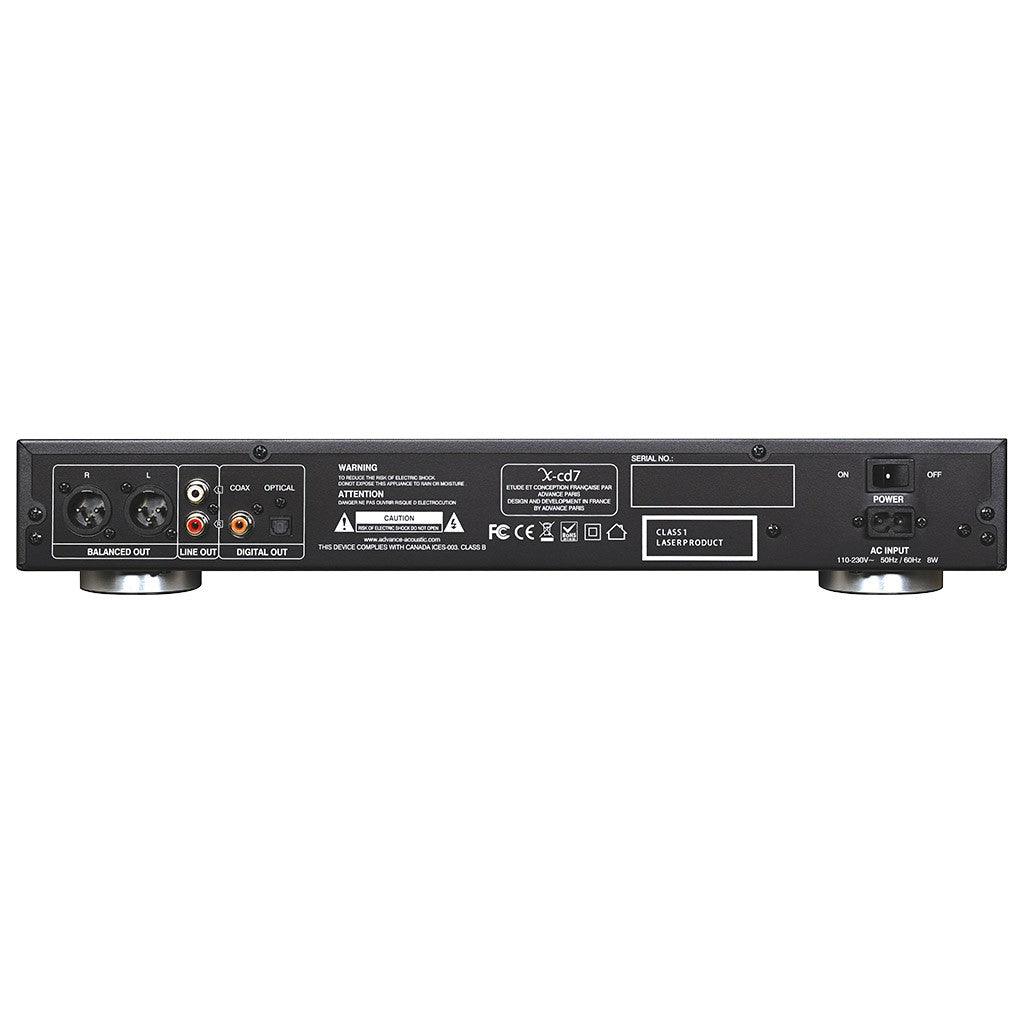 ADVANCE PARIS X-CD7 Lettore CD Hi-Fi con uscite bilanciate XLR - TechSoundSystem.com