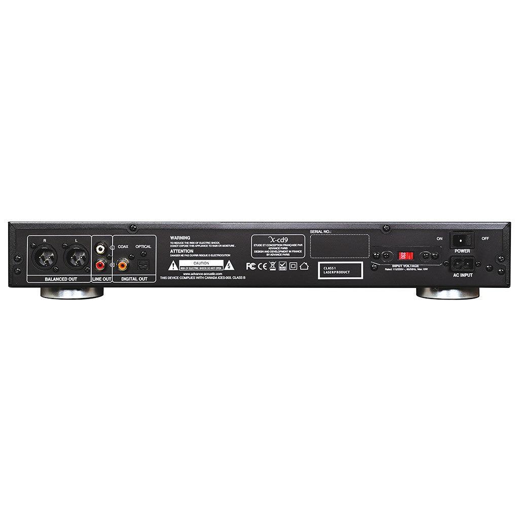 Advance Paris X-CD9 Lettore CD con stadio d'uscita valvolare e connettori bilanciati XLR - TechSoundSystem.com