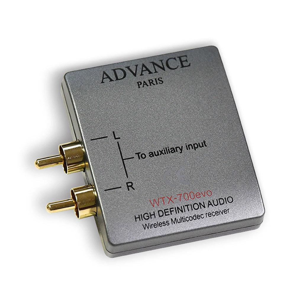 ADVANCE PARIS WTX-700 EVO ricevitore wireless bluetooth 5.0 supporto nativo per PCM 24 bit - TechSoundSystem.com