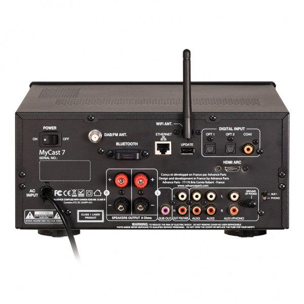 ADVANCE PARIS MYCAST 7 Streamer di rete All-in-One, lettore CD, radio DAB+ e FM, ingresso HDMI E-ARC, bluetooth - TechSoundSystem.com