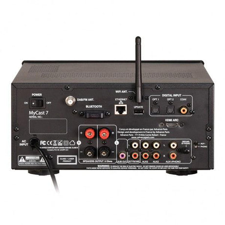 ADVANCE PARIS MYCAST 7 Streamer di rete All-in-One, lettore CD, radio DAB+ e FM, ingresso HDMI E-ARC, bluetooth - TechSoundSystem.com