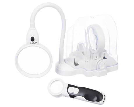 Lente d’ingrandimento bianca Levenhuk Zeno Multi ML15 - TechSoundSystem.com