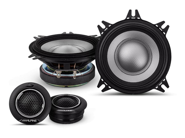 Alpine S2-S40C Altoparlanti 2 vie separate da 10cm (4") HI-RES (COPPIA) - TechSoundSystem.com